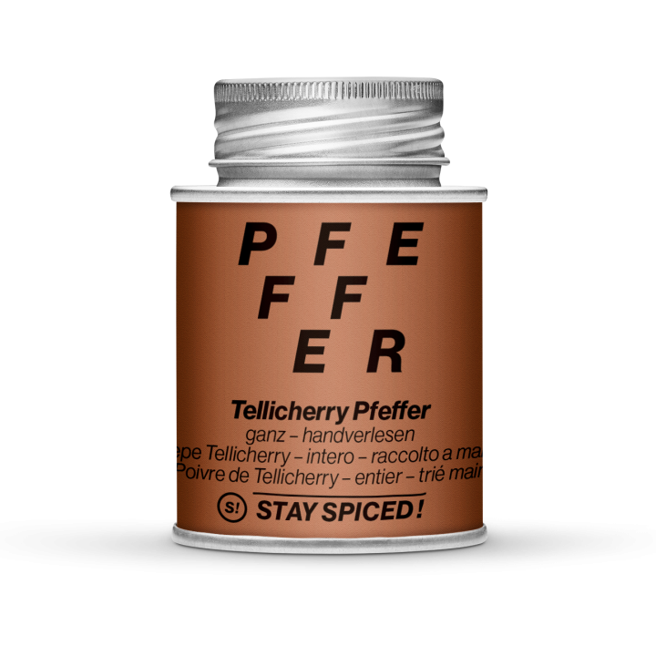 Tellicherrypippuri, kokonainen, käsin valittu